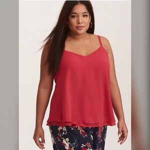Raspberry Red Sophie Swing Cami
